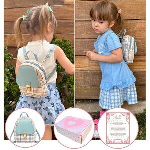 Mini Toddler Backpack 1 2 3 Year Old Girl | Small Baby Backpack For Girls (8" H)